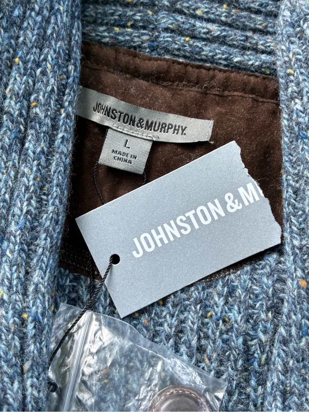 🌺NWT Johnston & Murphy Wool bland cardigan 🌺